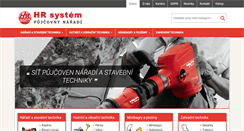 Desktop Screenshot of hrsystem.cz