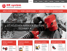 Tablet Screenshot of hrsystem.cz
